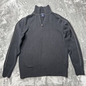 VTG GAP Sweater Men Size Small 1/4 Zip Pullover  Athletic Fit Knit Long Sleeve